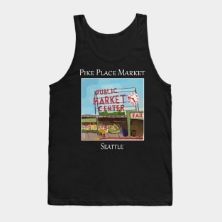 Pike Place Market Seattle Tank Top